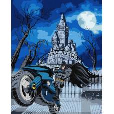 картина за номерами Ідейка 40*50см WB BATMAN: BATCYCLE з фарбами металік картина за номерами Ідейка 40*50см WB BATMAN: BATCYCLE з фарбами металік