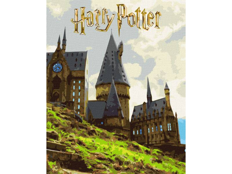 картина за номерами Ідейка 40*50см WB HARRY POTER: ПЕЙЗАЖ ГОГВОРТСУ з фарбами металік extra картина за номерами Ідейка 40*50см WB HARRY POTER: ПЕЙЗАЖ ГОГВОРТСУ з фарбами металік extra