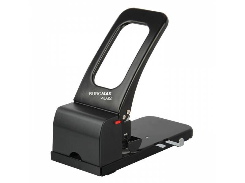 Діркопробивач Buromax (4082) металевий, 100арк. чорний Діркопробивач Buromax (4082) металевий, 100арк. чорний