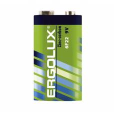 Елемент живлення солевий Ergolux GREEN 6F22 (КРОНА)