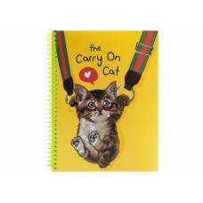 Зошит офісний Optima A5 PETS FASHION CAT 80л. спіральний, пластик, обкл. Зошит офісний Optima A5 PETS FASHION CAT 80л. спіральний, пластик, обкл.