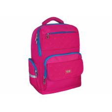 Рюкзак Cool For School м`який анатомічна спинка 45*32*14см, червоно-рожевий