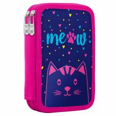 Пенали YES твердий 2 відділення MEOW 21*14*4см