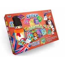 Гра Danko Toys настільна СУПЕРЛОТО АБЕТКА (укр./англ. алфавіт)