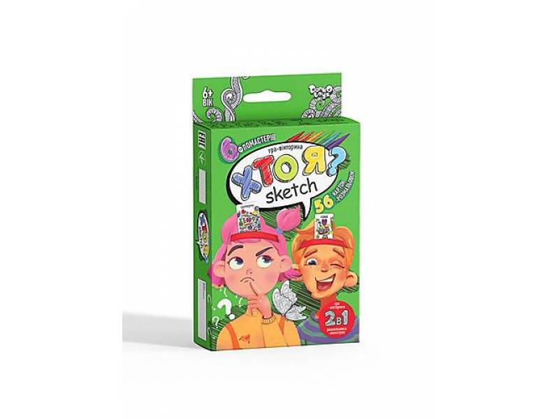 Гра Danko Toys розважальна ХТО Я? SCETCH міні Гра Danko Toys розважальна ХТО Я? SCETCH міні