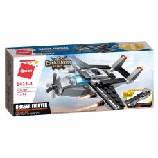 Qman 1411-1 ТРАНСПОРТ ВІЙСЬКОВИЙ/КОРАБЕЛЬ (CHASER FIGHTER)  86 дет.