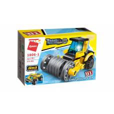 Qman 1806-1 ТРАНСПОРТ БУДІВЕЛЬНИЙ/ВАНТАЖІВКА (GIANT ROAD ROLLER) 46 дет.