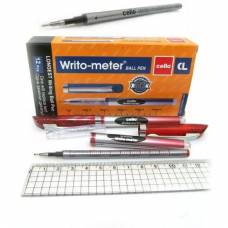 Ручка кулькова Cello WRITOMETER BALL (пише 10км) червона