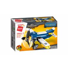 Qman 1801-7 ТРАНСПОРТ ПОЛІЦІЯ/ВЕРТОЛІТ (FIGHTER-TOUCANS) 47 дет.