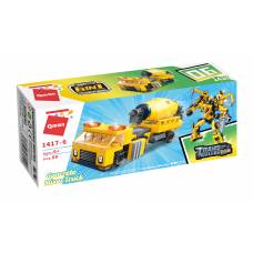 Qman 1417-6 ТРАНСПОРТ БУДІВЕЛЬНИЙ/РОБОТ (CONCRETE MIXER TRUCK) 90  дет.