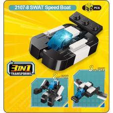 Qman 2107-8 ТРАНСПОРТ МНС (SWAT SPEED BOAT) 30 дет.