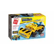 Qman 1806-6 ТРАНСПОРТ БУДІВЕЛЬНИЙ/ВАНТАЖІВКА (OBSTACLE REMOVAL BULLDOZER) 32 дет.