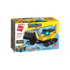 Qman 1806-7 ТРАНСПОРТ БУДІВЕЛЬНИЙ/ВАНТАЖІВКА (BUCKET EXCAVATOR) 36 дет.