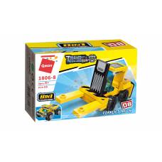 Qman 1806-8 ТРАНСПОРТ БУДІВЕЛЬНИЙ/ВАНТАЖІВКА (FORKLIFT TRUCK) 25 дет.