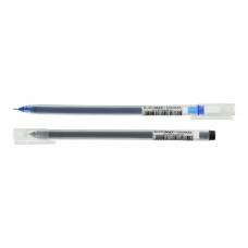 Ручка гелева Buromax MAXIMA 0.5 мм. одноразова, чорна