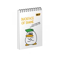 Блокнот спіральний Yes A7 DUCKFACE MOOD 80л, спіральний