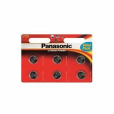 Елемент живлення таблетка Panasonic CR2032 LITHIUM (блістер 6шт.)
