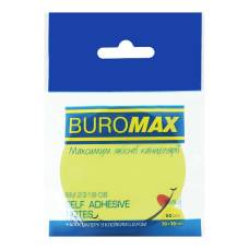 Стікери Buromax SMILE 50л. жовтий