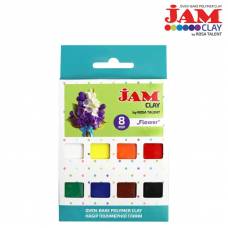 набір пластики Rosa Jam Clay FLOWER 8 кол. 20г.