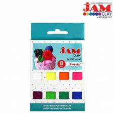 набір пластики Rosa Jam Clay SWEETS 8 кол. 20г.