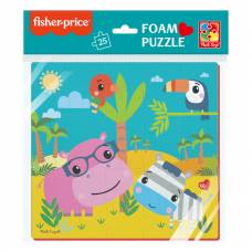 Пазл Vladi Toys м'які 22*23 Fisher Price. БЕГЕМОТ І ЗЕБРА