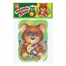 Пазл Vladi Toys магнітні VT3205 А5 ВЕДМЕДИК
