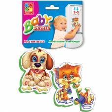 Пазл Vladi Toys магнітні Baby Puzzle ДОМАШНІ УЛЮБЛЕНЦІ