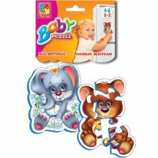 Пазл Vladi Toys магнітні Baby Puzzle ЛІСОВІ МЕШКАНЦІ