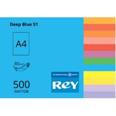 Папір КМА кольоровий А4 Rey Adagio 80г/м 500л інтенсивний Deep Blue (темно-синій)