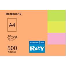 Папір КМА кольоровий А4 Rey Adagio 80г/м 500л неоновий Mandarin (помаранчевий)