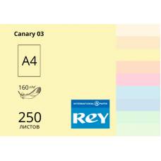 Папір КМА кольоровий А4 Rey Adagio 160г/м 250л пастельний Canary (світло-жовтий)