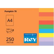 Папір КМА кольоровий А4 Rey Adagio 160г/м 250л інтенсивний Pumpkin (гарбузовий)