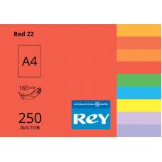 Папір КМА кольоровий А4 Rey Adagio 160г/м 250л інтенсивний Red (червоний)