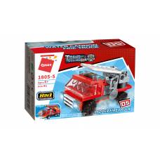 Qman 1805-5 ТРАНСПОРТ ПОЖЕЖНИЙ/АВТО (LADDER FIRE TRUCK) 41 дет.