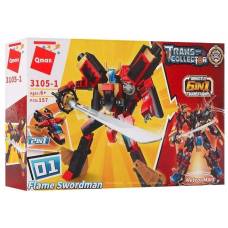 Qman 3105-1 ТРАНСФОРМЕР (FLAME SWORDMAN) 157 дет.