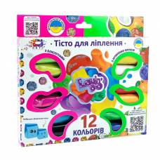 TM Lovin`Do тісто для ліплення асорті 12 кол. з блискітками та ароматами фруктів