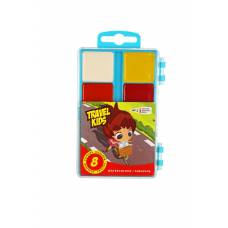 Фарби акварельні Гамма-У TRAVEL KIDS 8кол. пластик