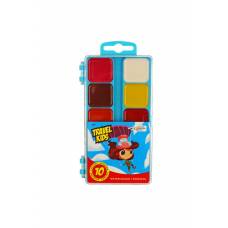 Фарби акварельні Гамма-У TRAVEL KIDS 10кол. пластик