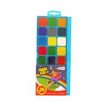 Фарби акварельні Гамма-У TRAVEL KIDS 24кол. пластик