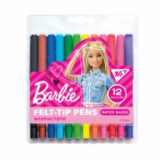 Фломастери Yes BARBIE 12кол.