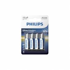 Елемент живлення alkaline Philips ULTRA ALKALINE LR06 (1*4)