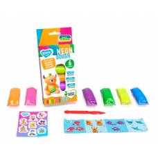 TM Lovin тісто для ліплення NEON ASSORTED асорті 6 кол.