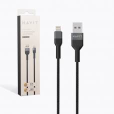 Кабель Havit HV-CB622C Lightning USB 1м