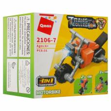 Qman 2106-7 ТРАНСПОРТ (MOTORBIKE) 31 дет.
