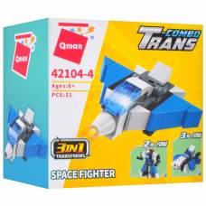 Qman 42104-4 ТРАНСПОРТ ВІЙСЬКОВИЙ (SPACE FIGHTER) 31 дет.