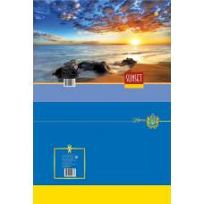 Книга канцелярська Тетрада 96л картонна обкладинка, лін.