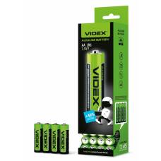 Елемент живлення alkaline Videx LR6 (плівка 4шт.) Елемент живлення alkaline Videx LR6 (плівка 4шт.)