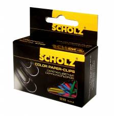 Скріпки Scholz 28мм прямі кольорові 100шт Скріпки Scholz 28мм прямі кольорові 100шт