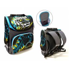 Рюкзак LK ортопедичний короб SPACE SPEED 34*26*15см, чорно-синій