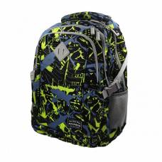 Рюкзак Joypack молодіжний ABSTRACTION 3від 44*30*18см, чорно-зелений